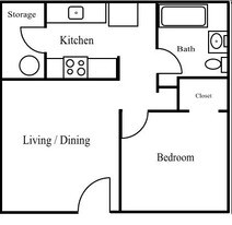 The Village At University Square in Tampa, FL - Foto de edificio - Floor Plan