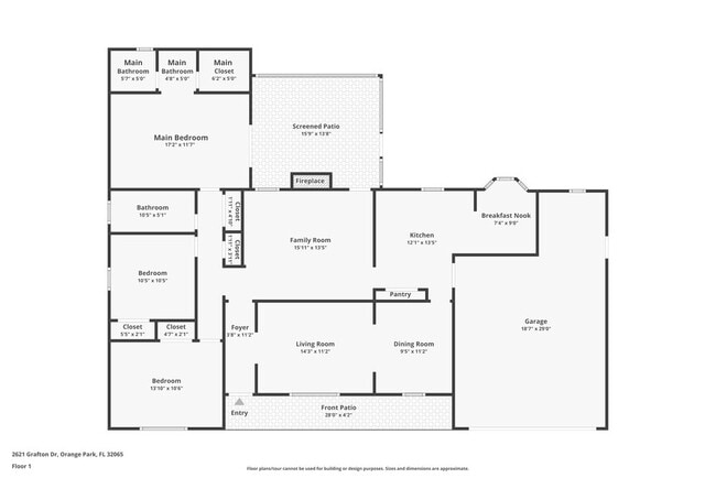 2621 Grafton Dr in Orange Park, FL - Foto de edificio - Building Photo