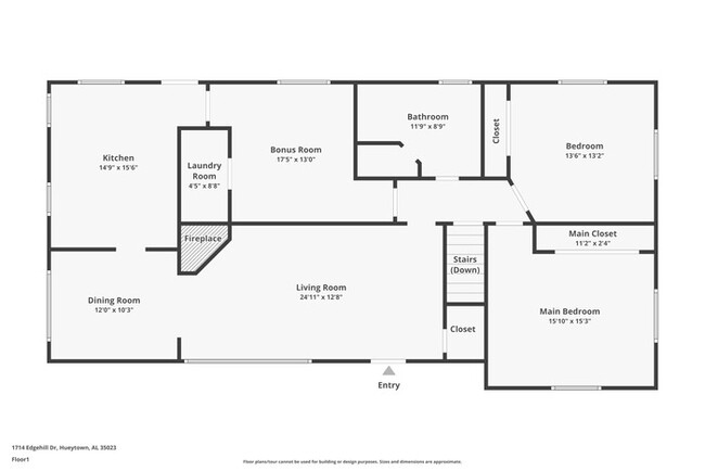 1714 Edgehill Dr in Hueytown, AL - Building Photo - Building Photo