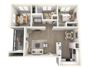 Brisa Heights in Pasco, WA - Foto de edificio - Floor Plan