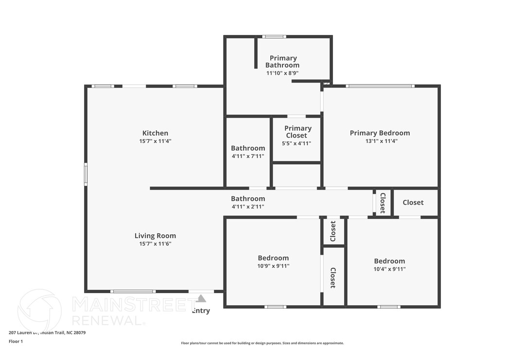 207 Lauren Dr in Indian Trail, NC - Building Photo