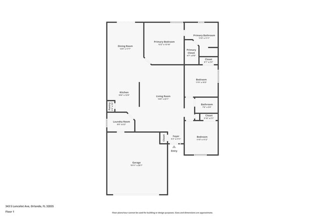 343 S Lancelot Ave in Orlando, FL - Foto de edificio - Building Photo