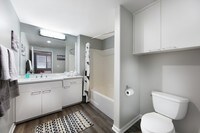 Bathroom - Avana on Wilshire Apartments in Los Angeles, California