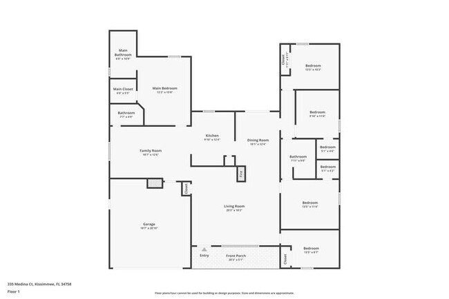 335 Medina Ct in Kissimmee, FL - Foto de edificio - Building Photo