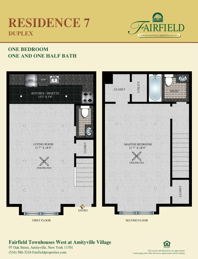 Fairfield Townhouses West at Amityville Vi... in Amityville, NY - Foto de edificio - Building Photo