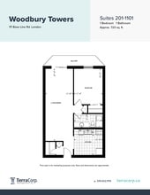 Woodbury Towers in London, ON - Building Photo - Floor Plan