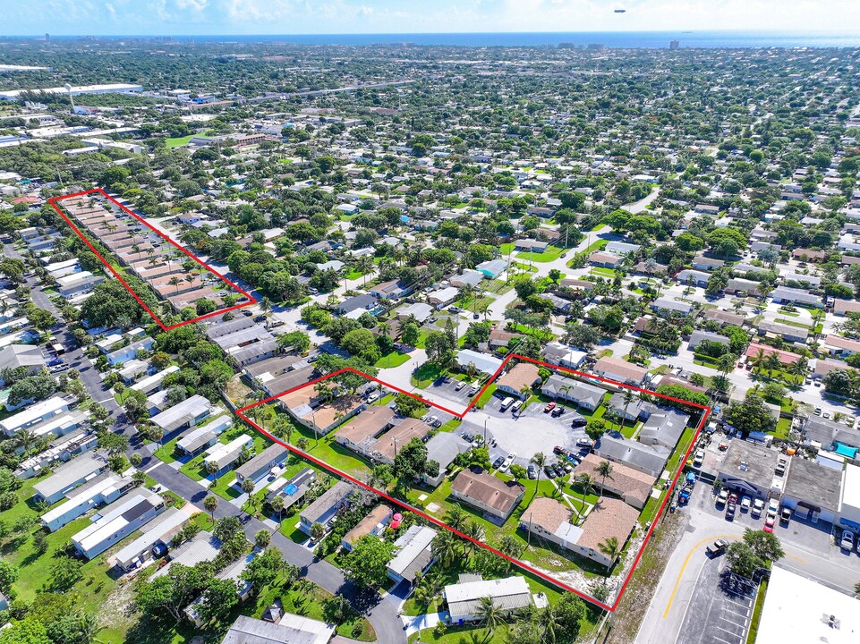 The Cresthaven Apartments in Pompano Beach, FL - Building Photo