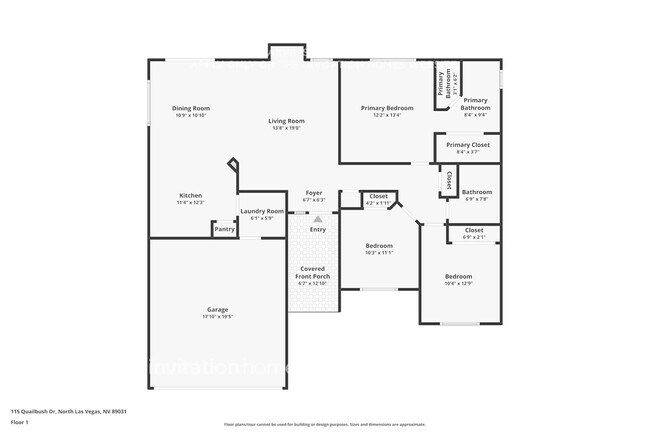 115 Quailbush Dr in North Las Vegas, NV - Foto de edificio - Building Photo