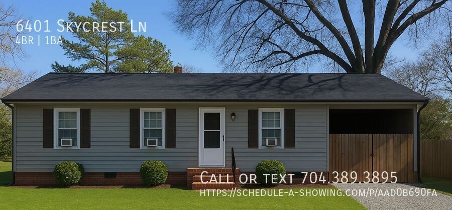 6401 Skycrest Ln in Charlotte, NC - Building Photo