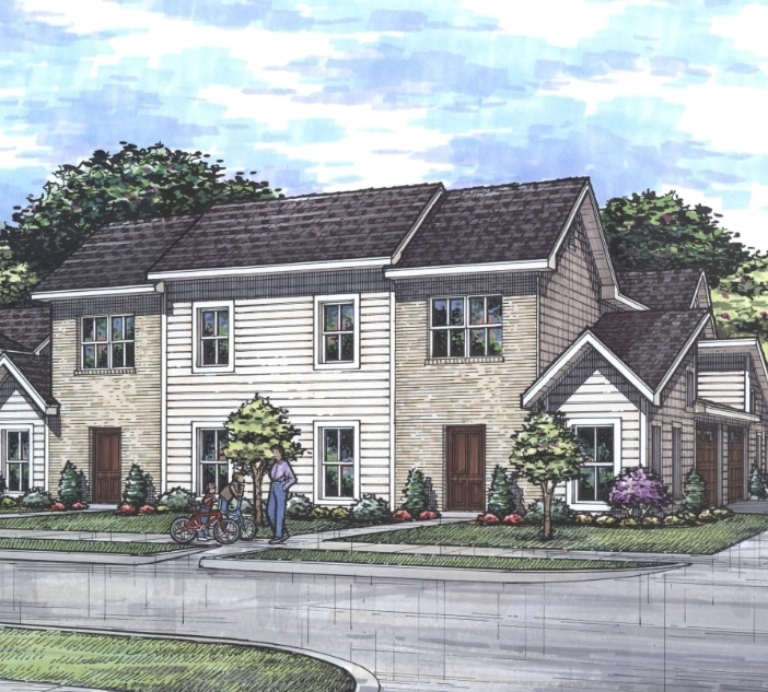 Townhomes at Bluebonnet Trails in Waxahachie, TX - Building Photo