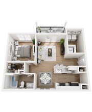 Exchange at Blair Stone in Tallahassee, FL - Foto de edificio - Floor Plan