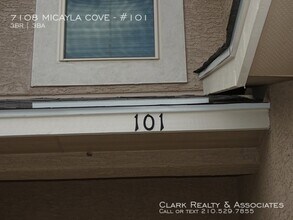 7108 Micayla Cove-Unit -#101 in San Antonio, TX - Building Photo - Building Photo