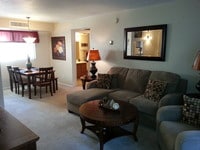 2 Bedroom Living Room - Broadway Proper Apartments in Tucson, Arizona