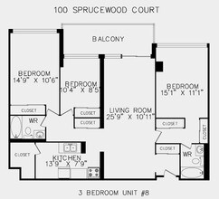 100 Sprucewood Ct in Toronto, ON - Building Photo - Floor Plan