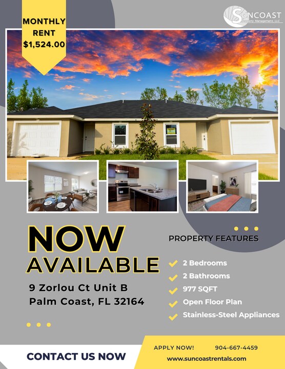 9 Zorlou Ct, Unit B in Palm Coast, FL - Building Photo