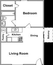 D & D Apartments in Edwardsville, IL - Building Photo - Floor Plan