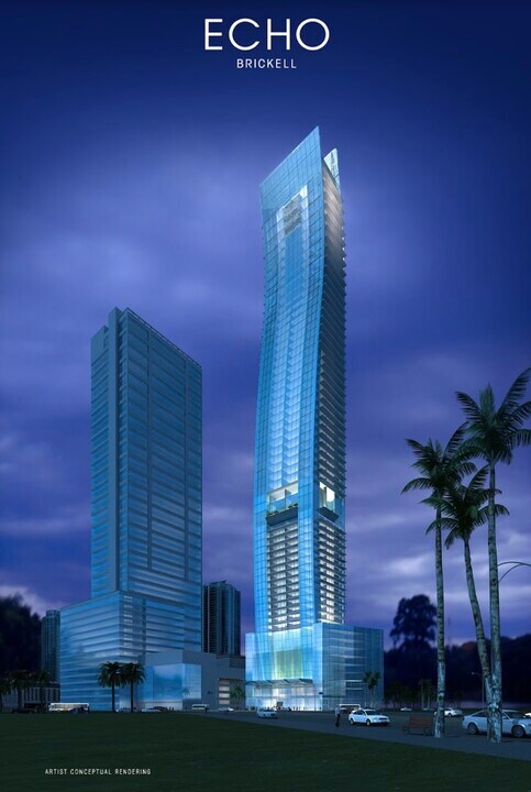 1451 Brickell Ave, Unit 2702 in Miami, FL - Building Photo