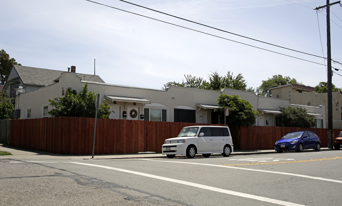 3101-3115 California Street in Berkeley, CA - Foto de edificio