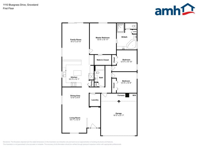 1110 Bluegrass Dr in Groveland, FL - Foto de edificio - Building Photo