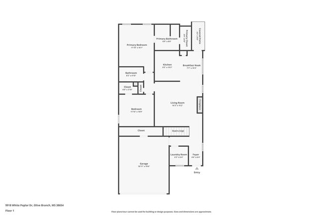 9918 White Poplar Dr in Olive Branch, MS - Foto de edificio - Building Photo