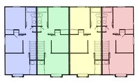 Mountian View Townhomes in Eatonville, WA - Foto de edificio - Floor Plan