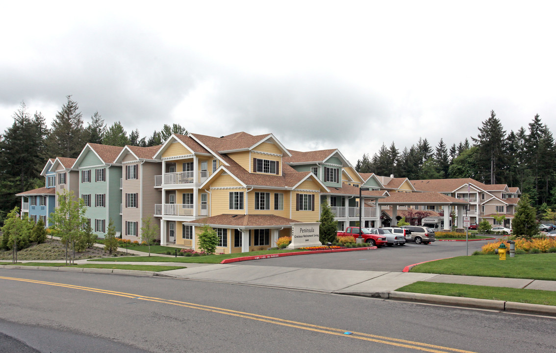 Peninsula Senior/Retirement Apartments 55+ in Gig Harbor, WA - Building Photo