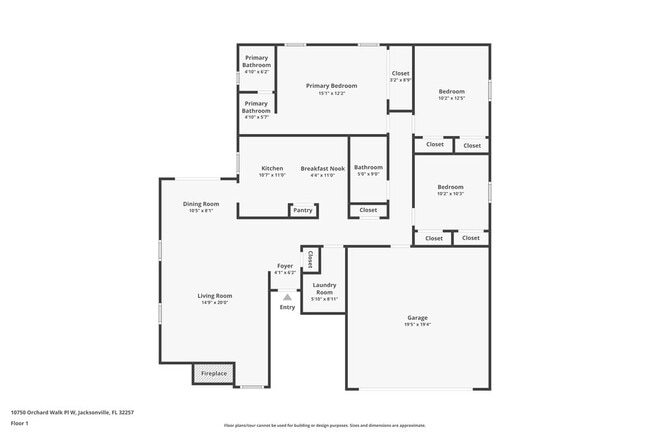 10750 Orchard Walk Pl W in Jacksonville, FL - Foto de edificio - Building Photo