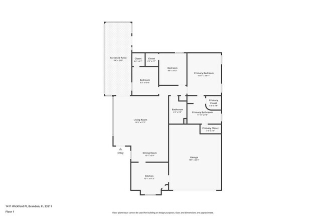 1411 Wickford Pl in Brandon, FL - Building Photo - Building Photo