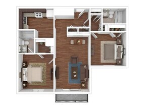 Majestic Oaks in Gainesville, FL - Foto de edificio - Floor Plan