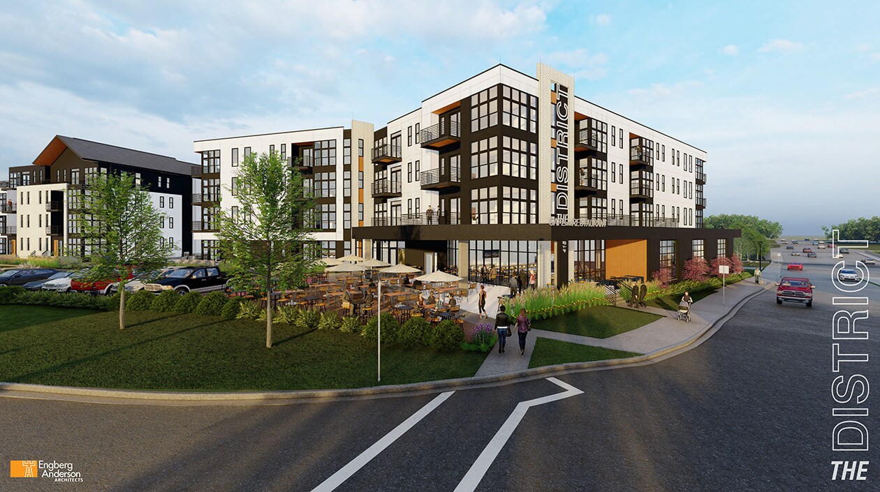The District in West Bend, WI - Foto de edificio