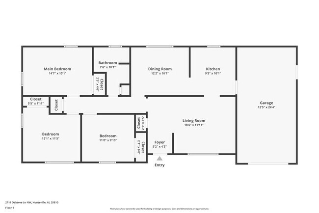 2719 Oaktree Ln NW in Huntsville, AL - Building Photo - Building Photo