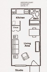 Studio - 1 bedroom $475 - Andover Court Apartments in Lima, Ohio