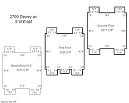 2709 Dewey Ave in Omaha, NE - Foto de edificio - Floor Plan