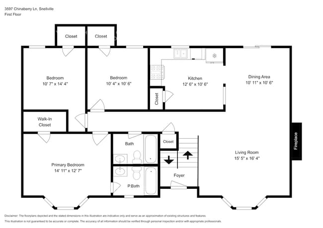 3597 Chinaberry Ln, Unit 3 in Snellville, GA - Building Photo - Building Photo