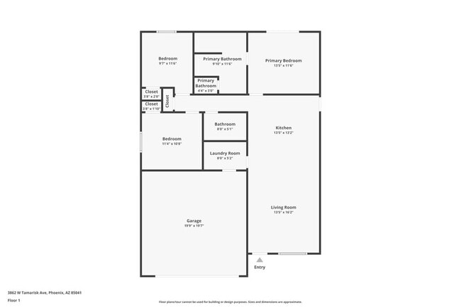 3862 W Tamarisk St in Phoenix, AZ - Foto de edificio - Building Photo