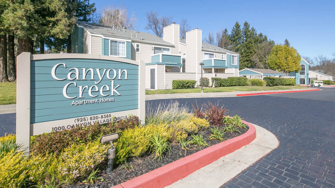 Canyon Creek in San Ramon, CA - Foto de edificio