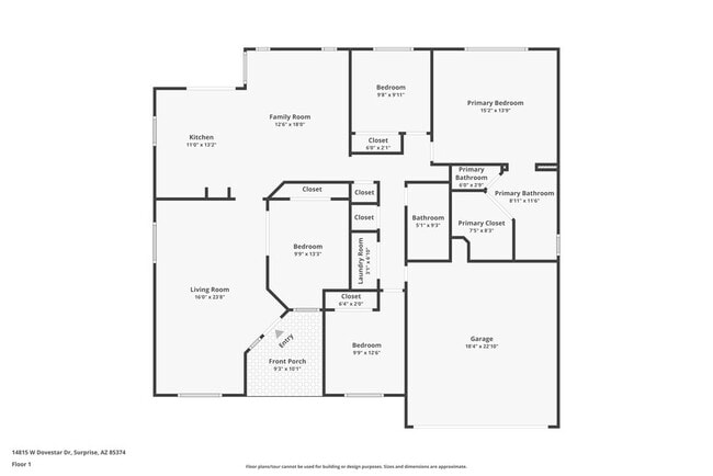 14815 W Dovestar Dr in Surprise, AZ - Foto de edificio - Building Photo