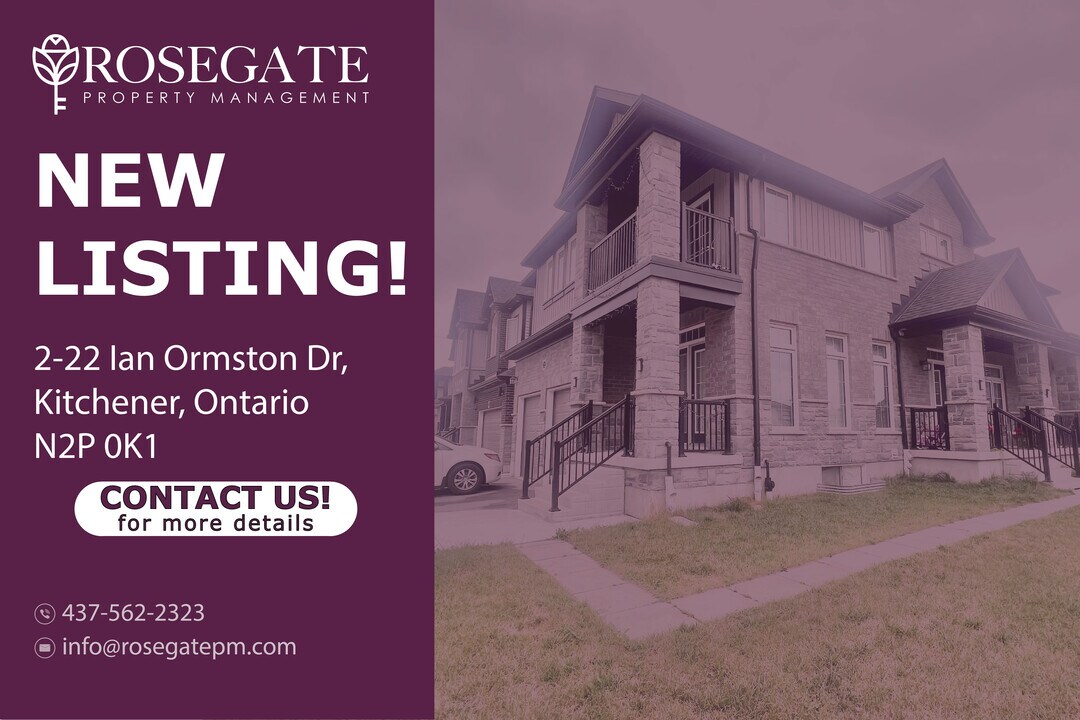 22 Ian Ormston Dr in Kitchener, ON - Building Photo