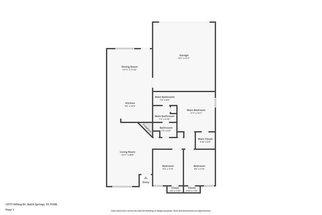 12717 Hilltop Dr in Balch Springs, TX - Building Photo - Building Photo
