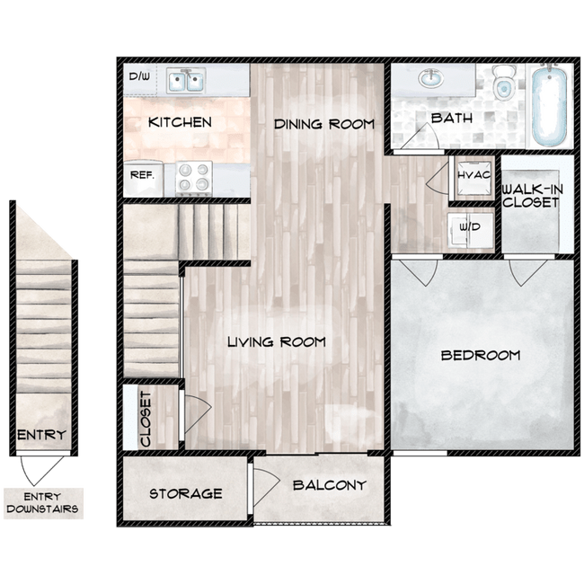 Shiloh Creek Apartments in Russellville, AR - Building Photo - Floor Plan