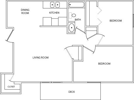 Garden Apartment Building in Cross Plains, WI - Building Photo - Floor Plan