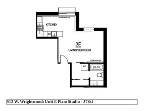 512 W Wrightwood Ave, Unit 3 in Chicago, IL - Foto de edificio - Building Photo