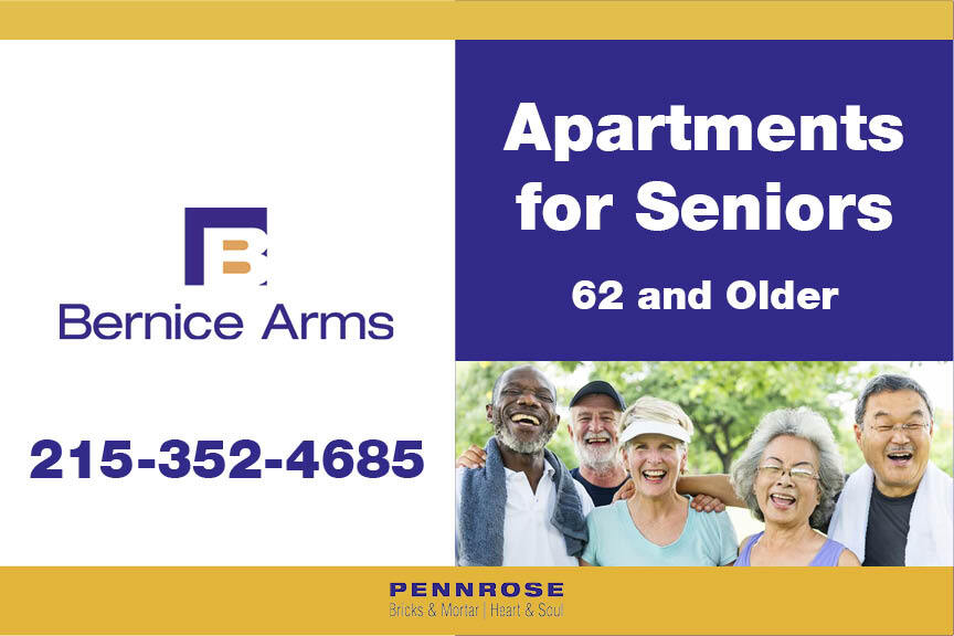 Bernice Arms Apartments - 62 years old + in Philadelphia, PA - Foto de edificio