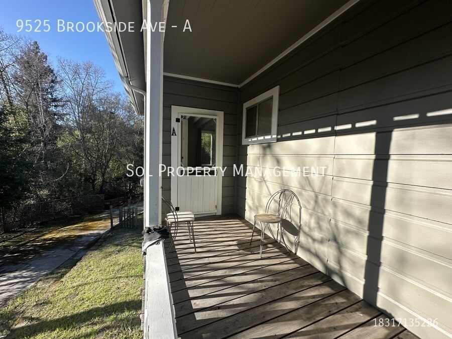 9525 Brookside Ave-Unit -A in Ben Lomond, CA - Building Photo