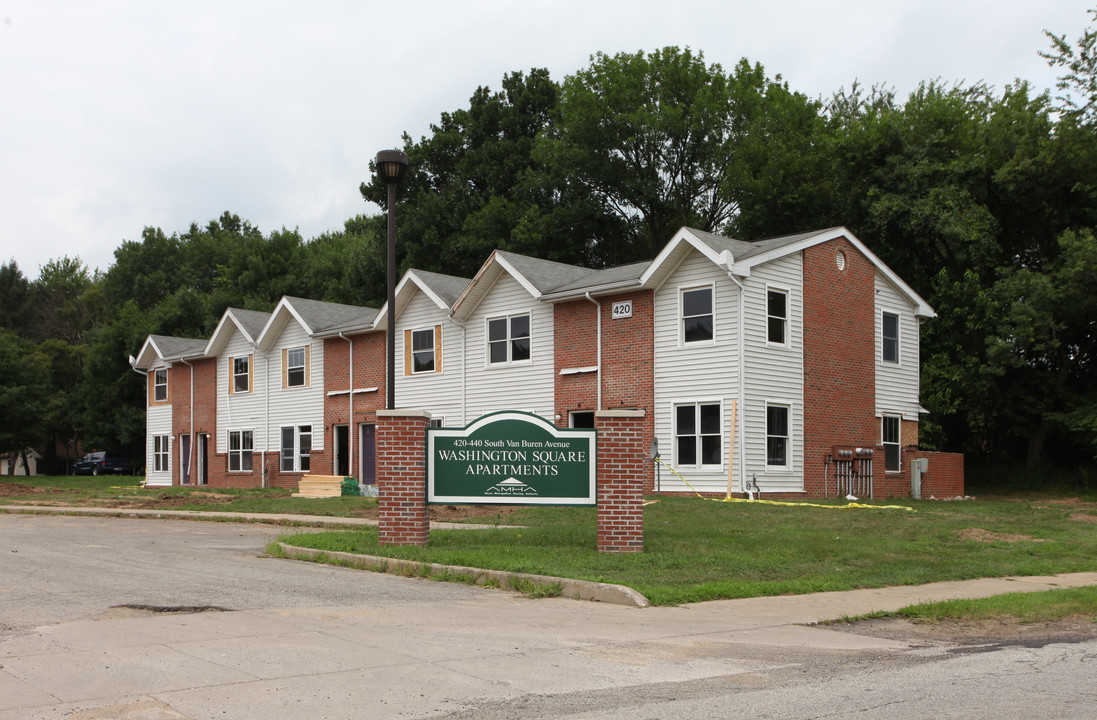 Washington Square Apartments in Barberton, OH - Foto de edificio