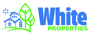 Property Management Company Logo White Properties