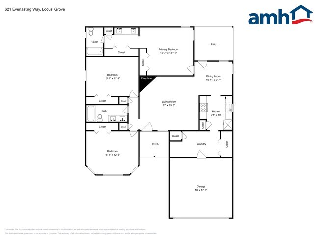 621 Everlasting Way in Locust Grove, GA - Foto de edificio - Building Photo