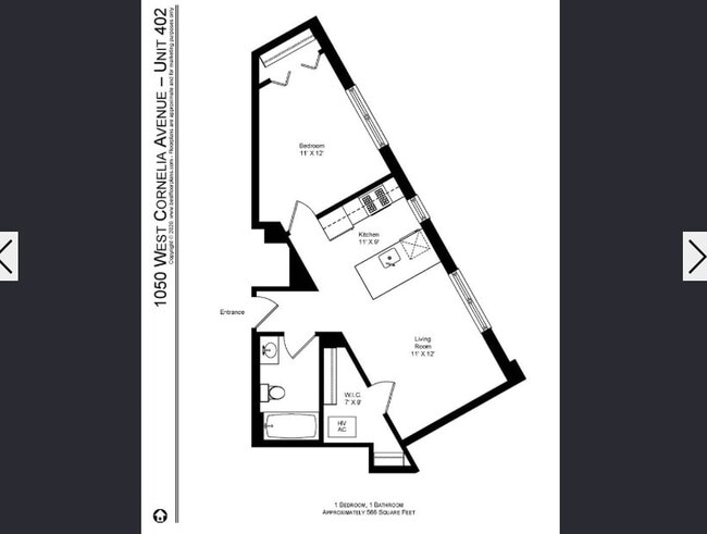 1050 W Cornelia Ave, Unit 4 in Chicago, IL - Foto de edificio - Building Photo