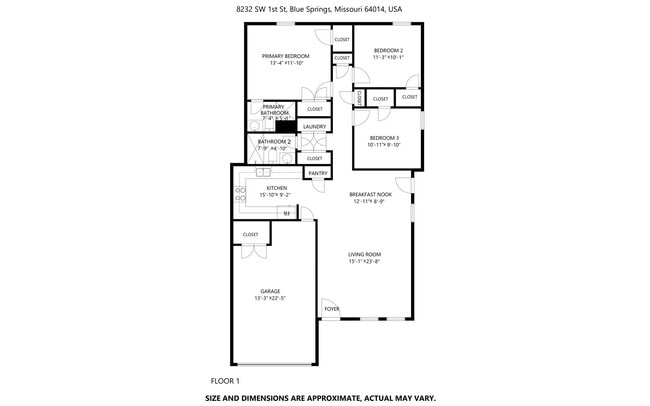 8232 SW 1st St in Blue Springs, MO - Building Photo - Building Photo