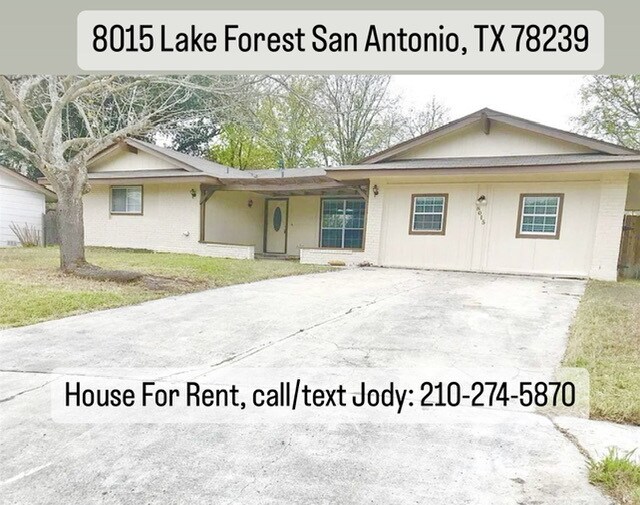 8015 Lake Frst Rentals in San Antonio, TX